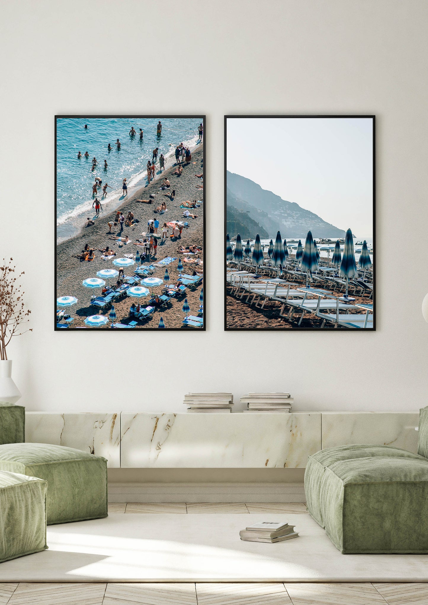 Opening Time at the Beach Club in Positano II, Italy