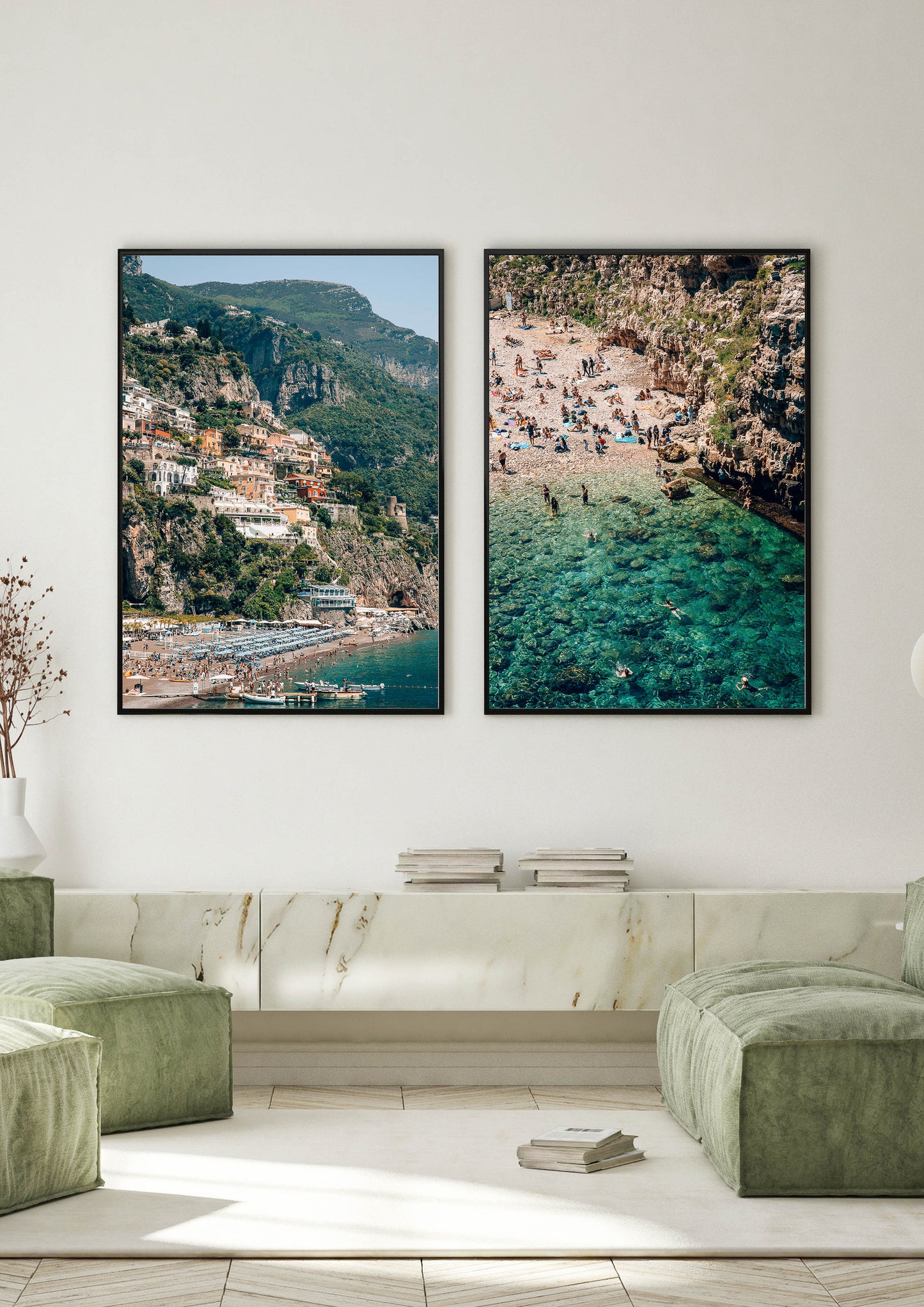 Docking in Positano, Italy