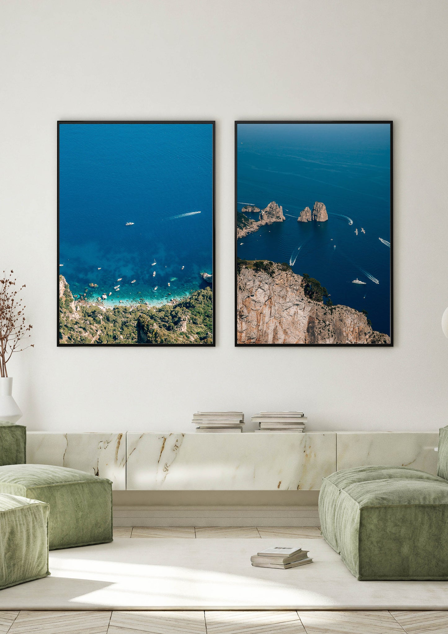 Aerial View of Capri IV, Italy