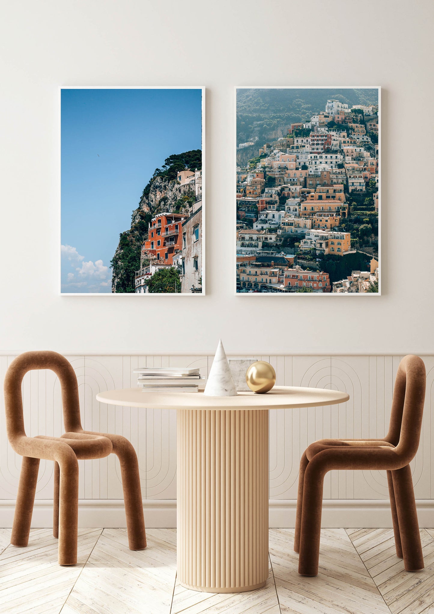 Village on the Cliff in Capri II, Italy