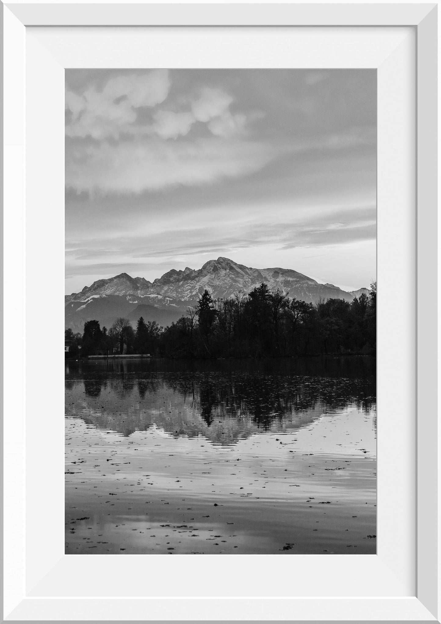 Sunset Reflections in Salzburg, Austria