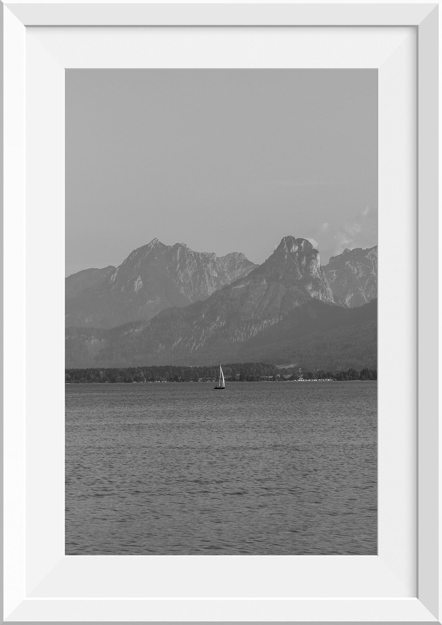 Sailing on Wolfgangsee Lake, Austria