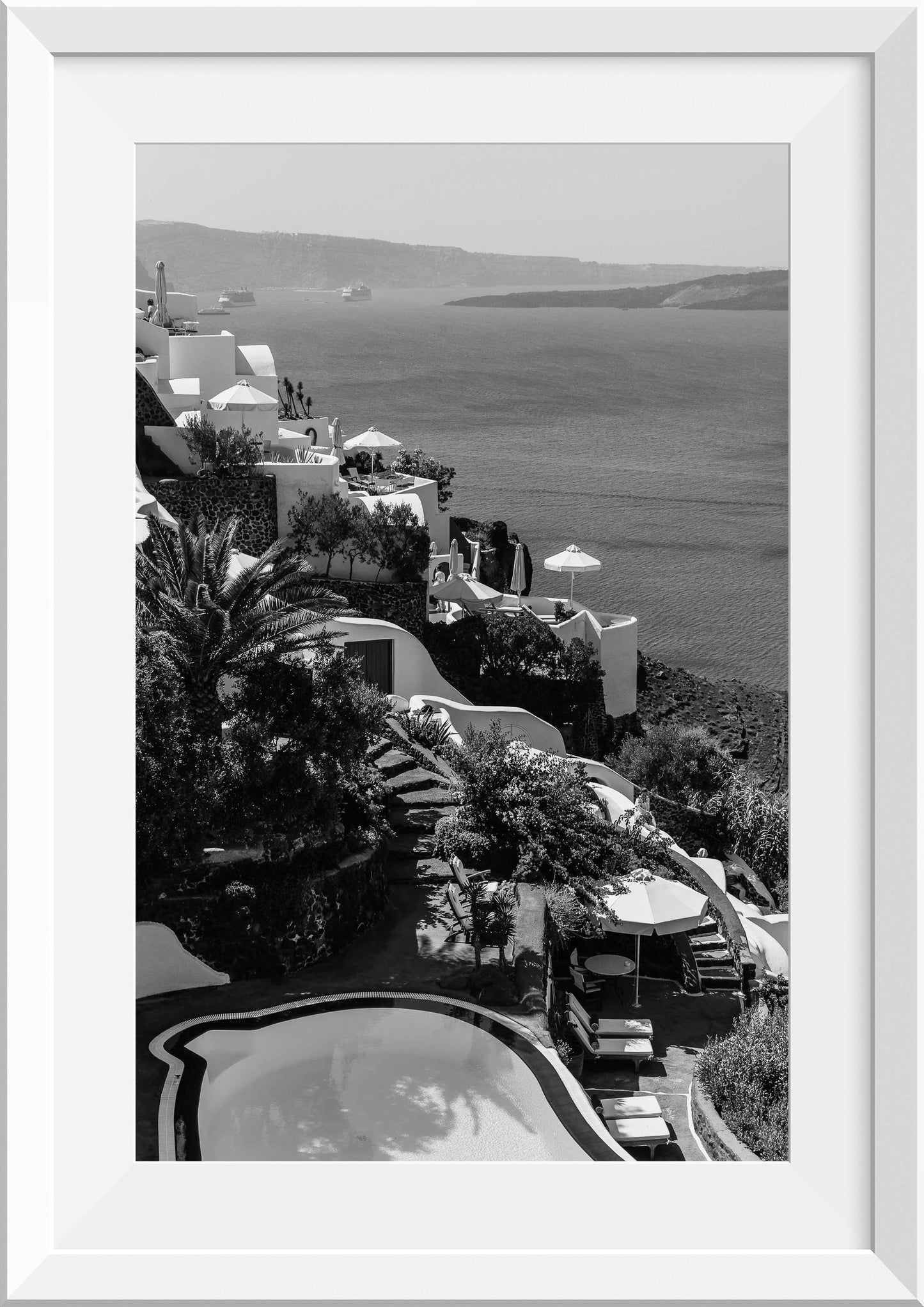 Swimming Pool Views in Santorini III, Greece