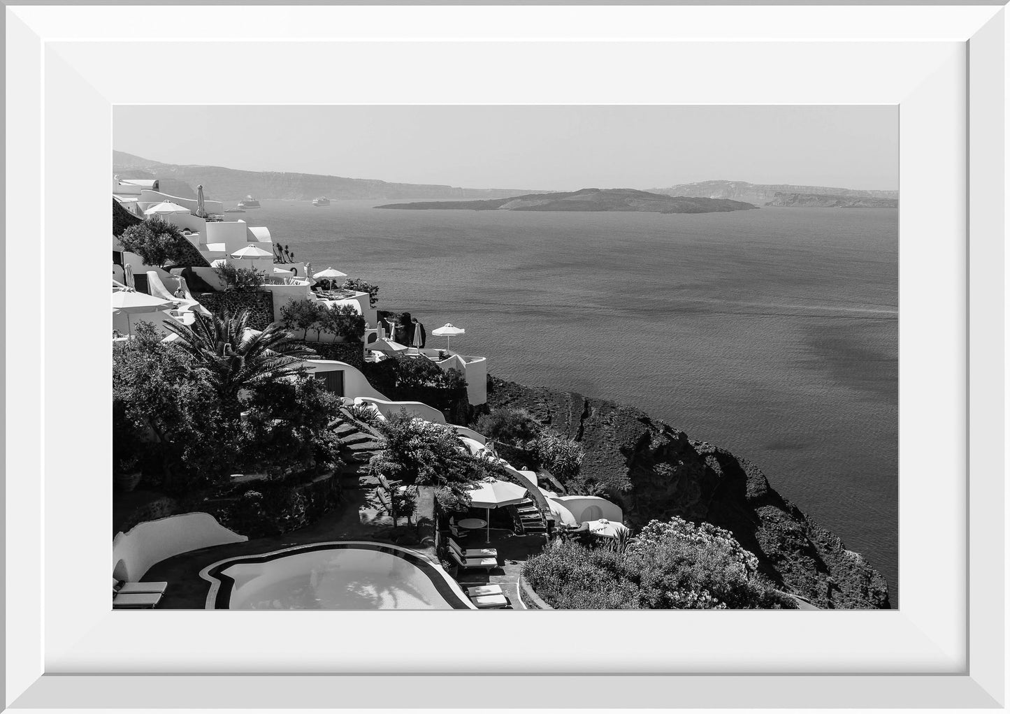 Swimming Pool Views in Santorini IV, Greece