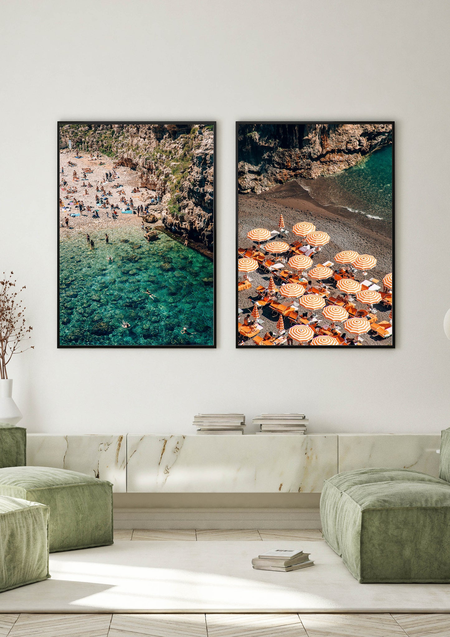 Arienzo Beach Club Umbrellas in Positano III, Italy