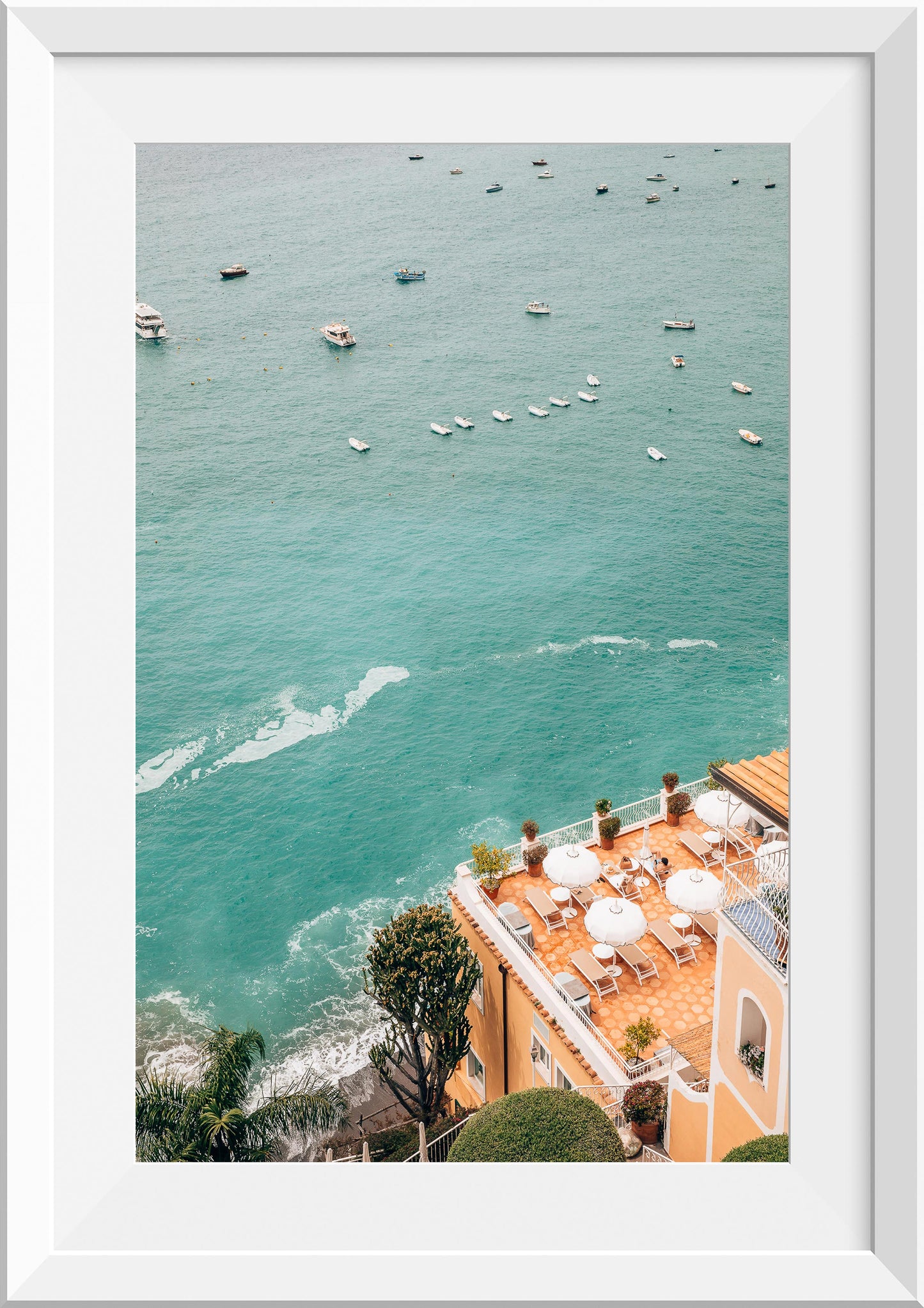 Peach and Turquoise Views in Positano II, Italy