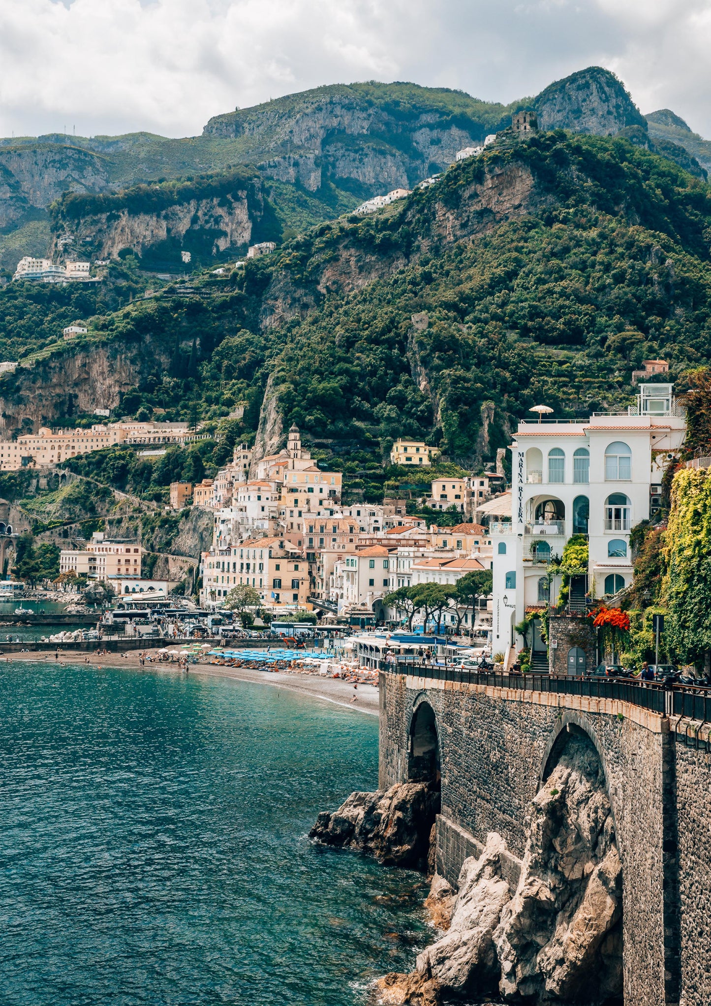 Amalfi and the Mountains II, Italy