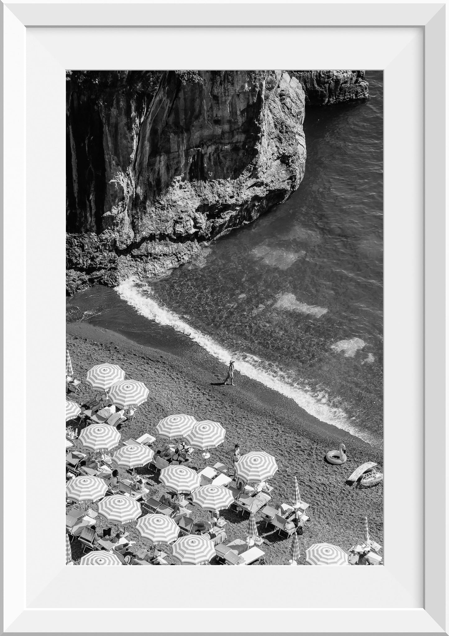 Arienzo Beach Club Umbrellas in Positano, Italy