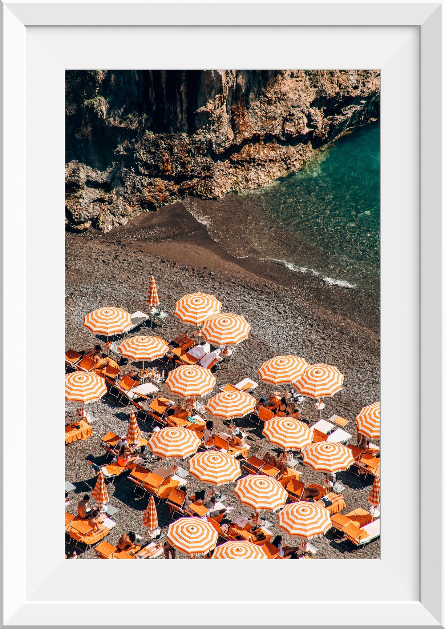 Arienzo Beach Club Umbrellas in Positano III, Italy