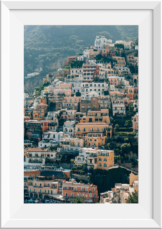 Pastel Cliffs of Positano, Italy