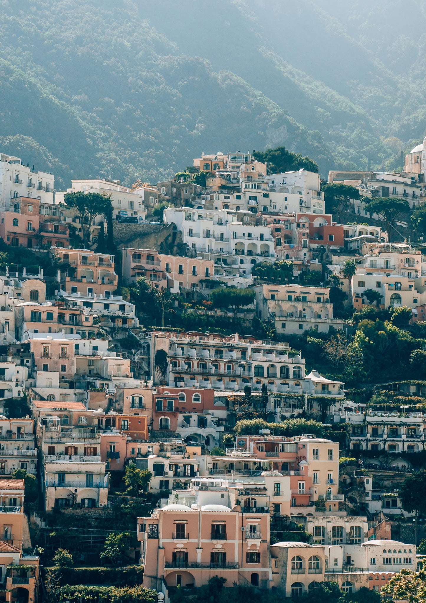 Pastel Cliffs of Positano II, Italy