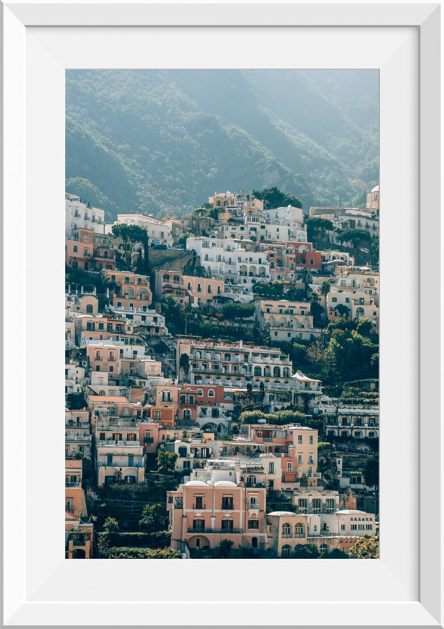Pastel Cliffs of Positano II, Italy