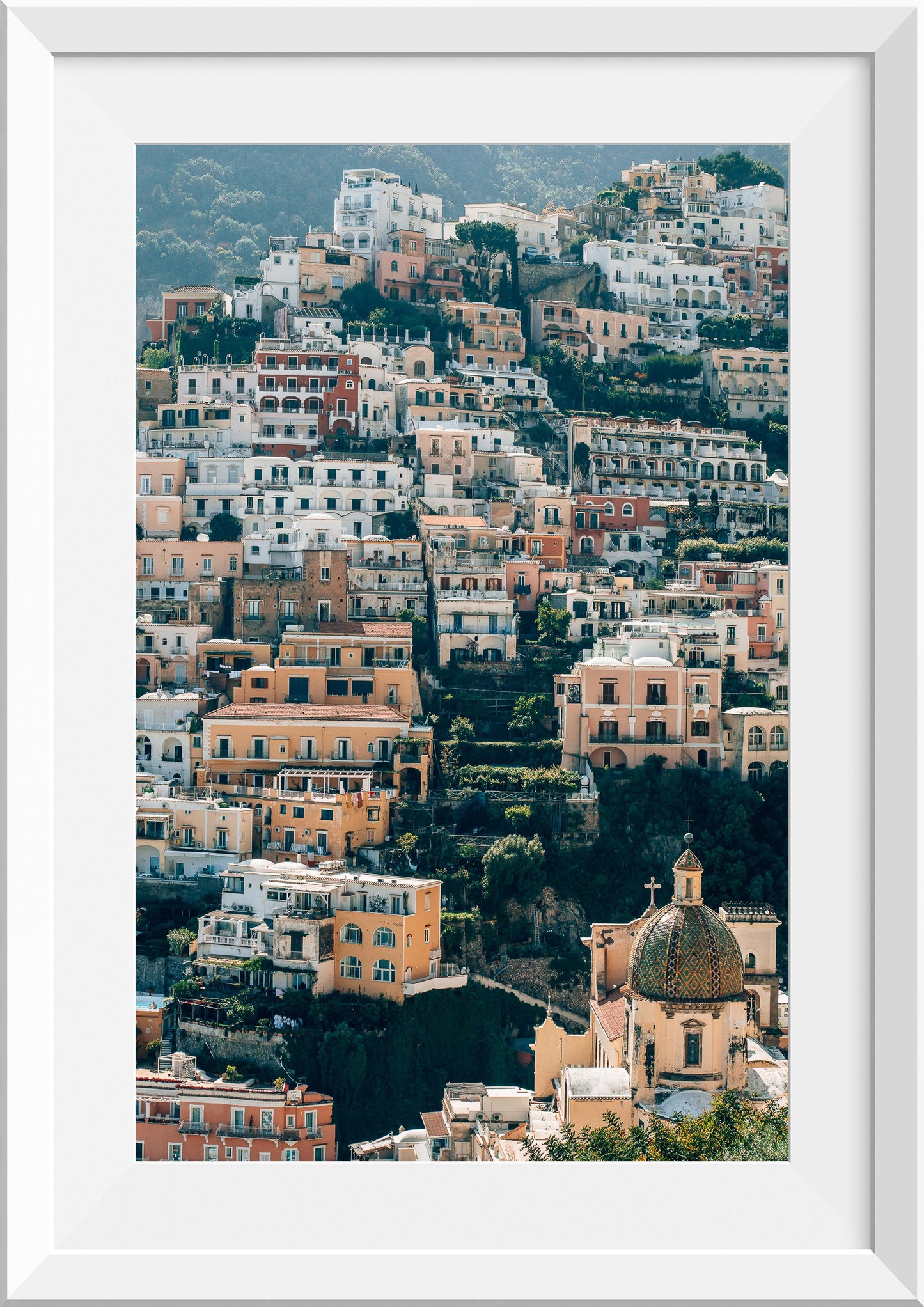 Pastel Cliffs of Positano III, Italy