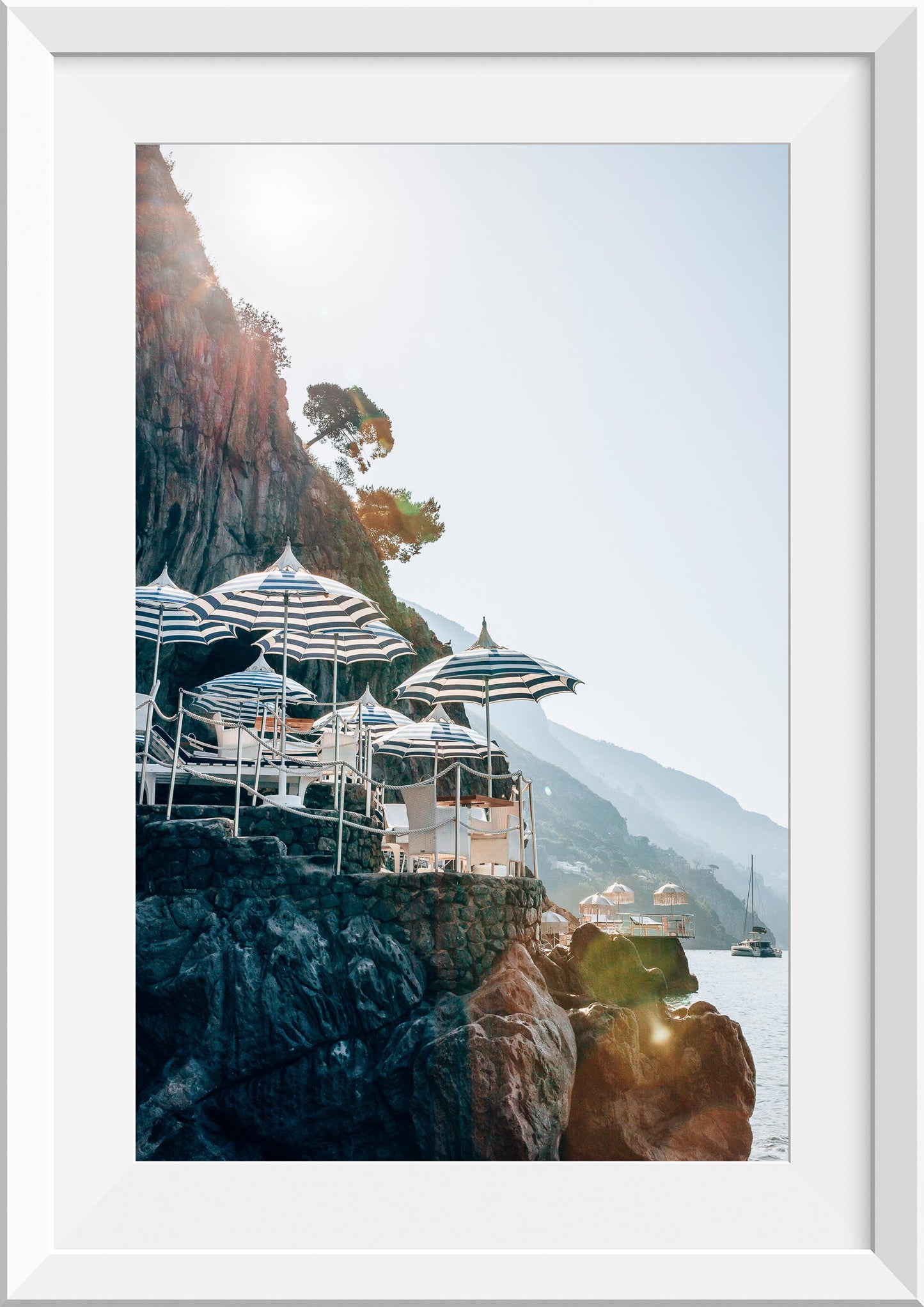 Morning Glow at the Beach Club in Positano II, Italy