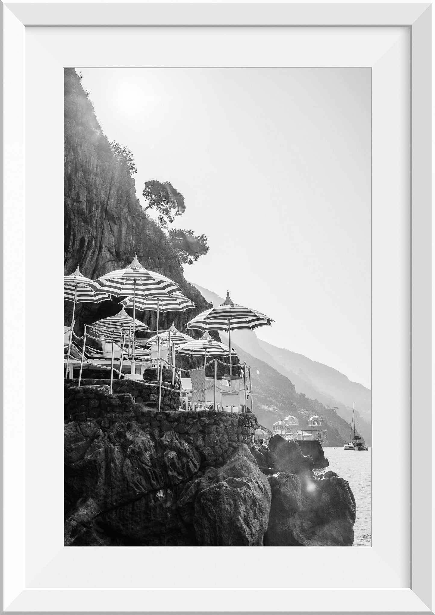 Morning Glow at the Beach Club in Positano II, Italy