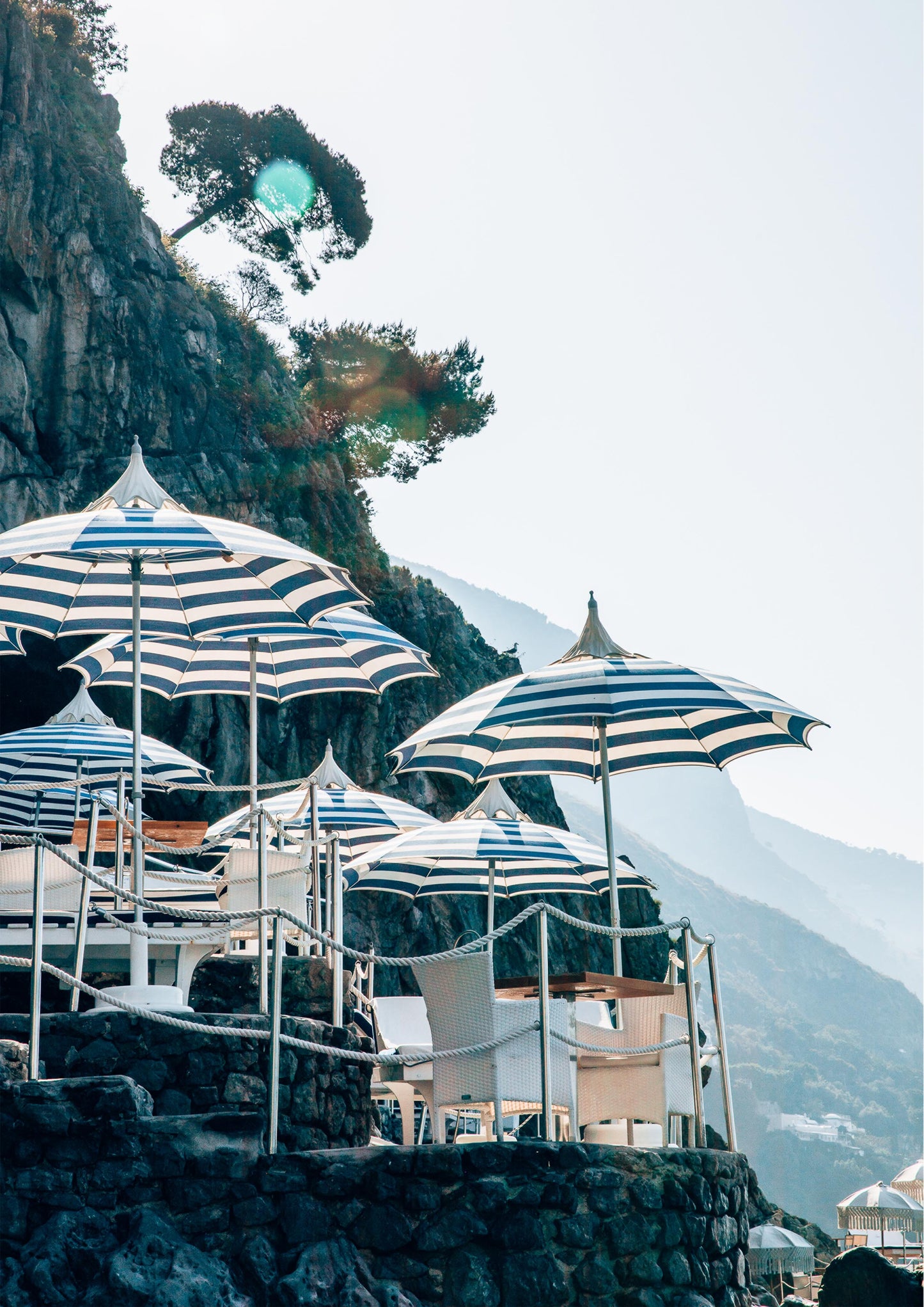 Under the Umbrellas in Positano III, Italy