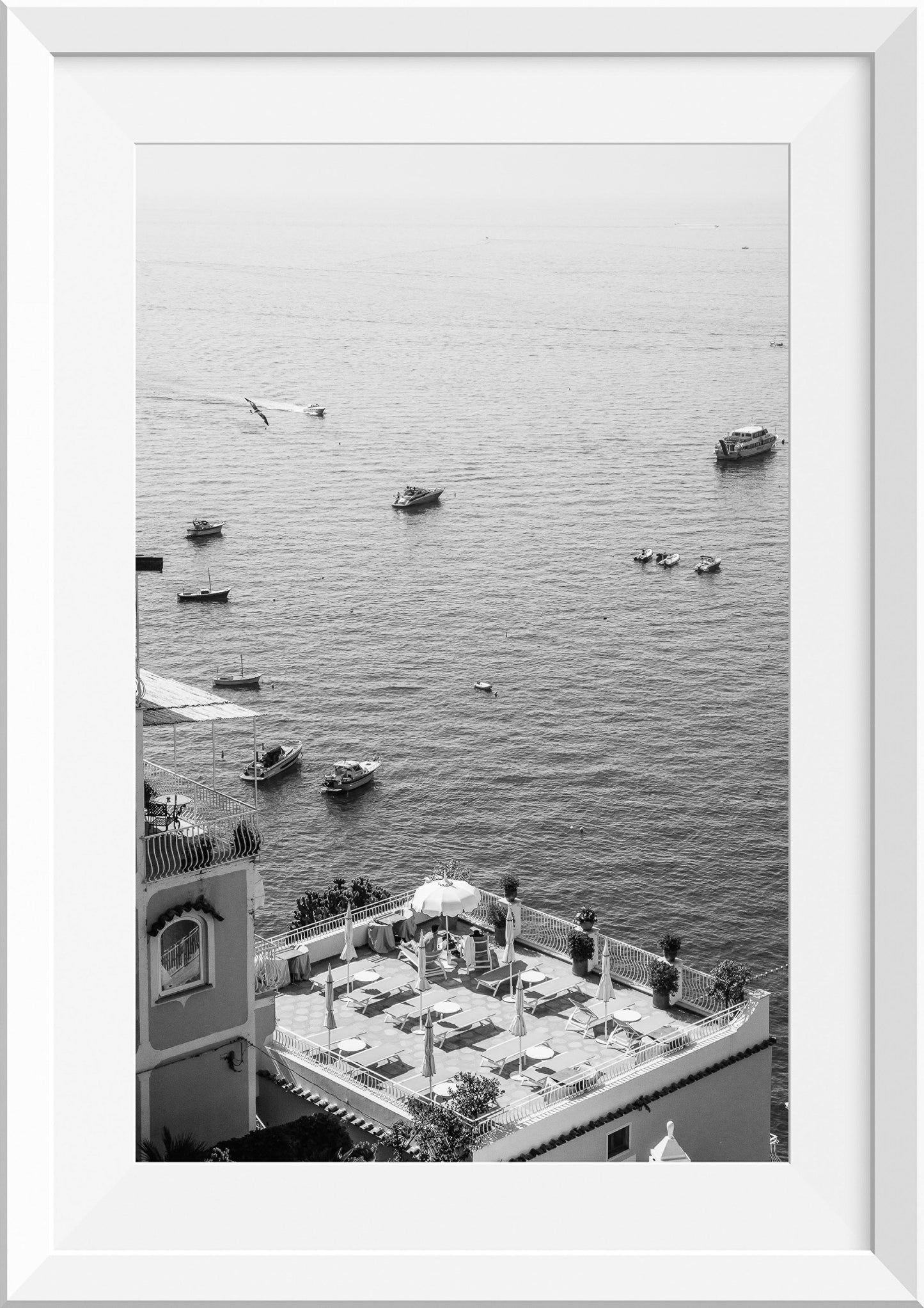 Rooftop Sunbathing in Positano, Italy