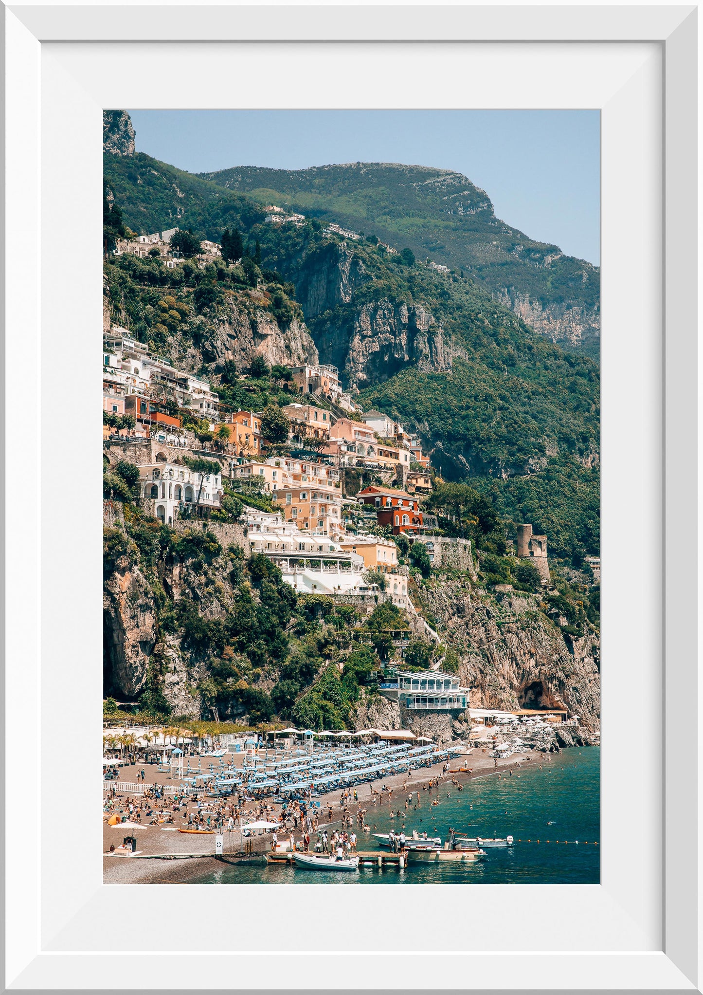 Docking in Positano, Italy