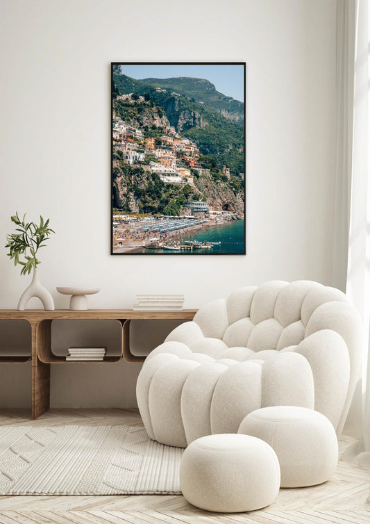 Docking in Positano, Italy