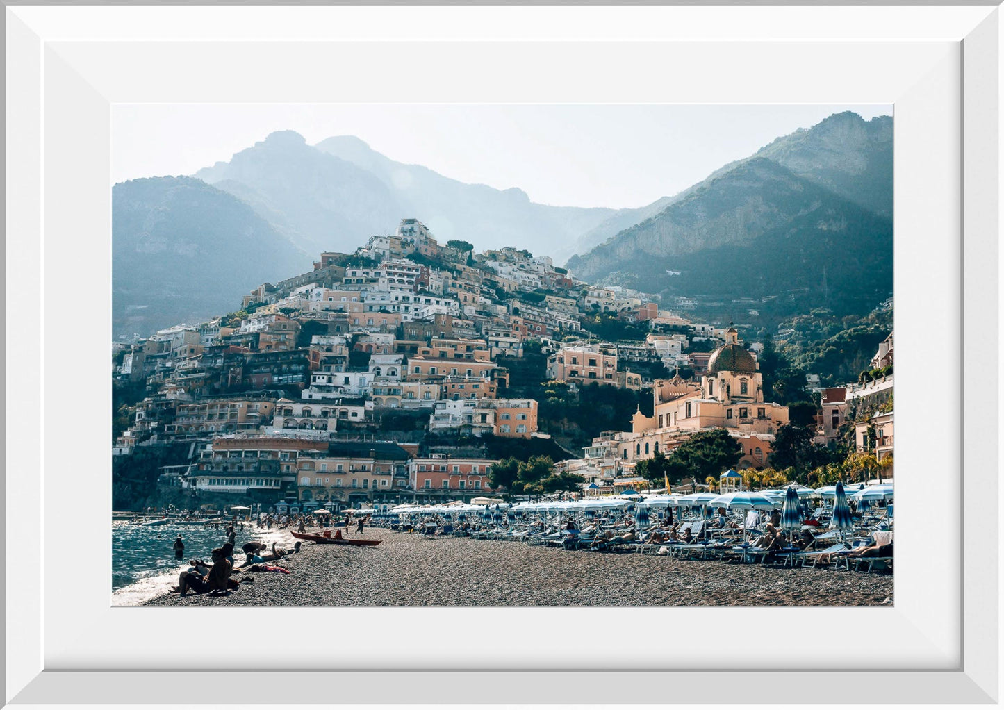 An Afternoon at the Beach in Positano, Italy