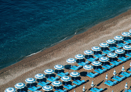 Sand Meets the Sea in Positano, Italy