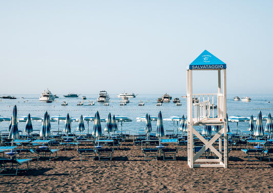 Lifeguard off Duty in Positano, Italy