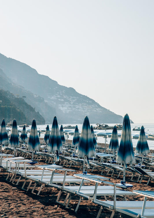 Opening Time at the Beach Club in Positano II, Italy