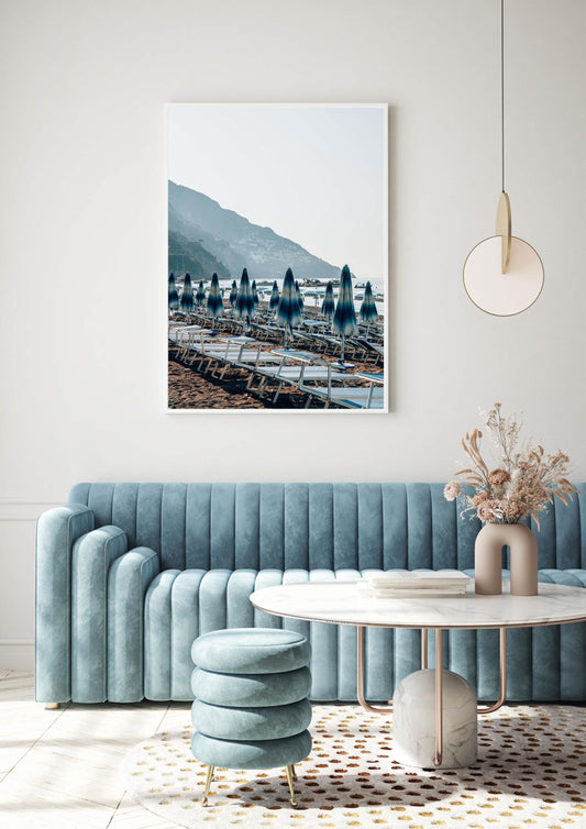 Opening Time at the Beach Club in Positano II, Italy