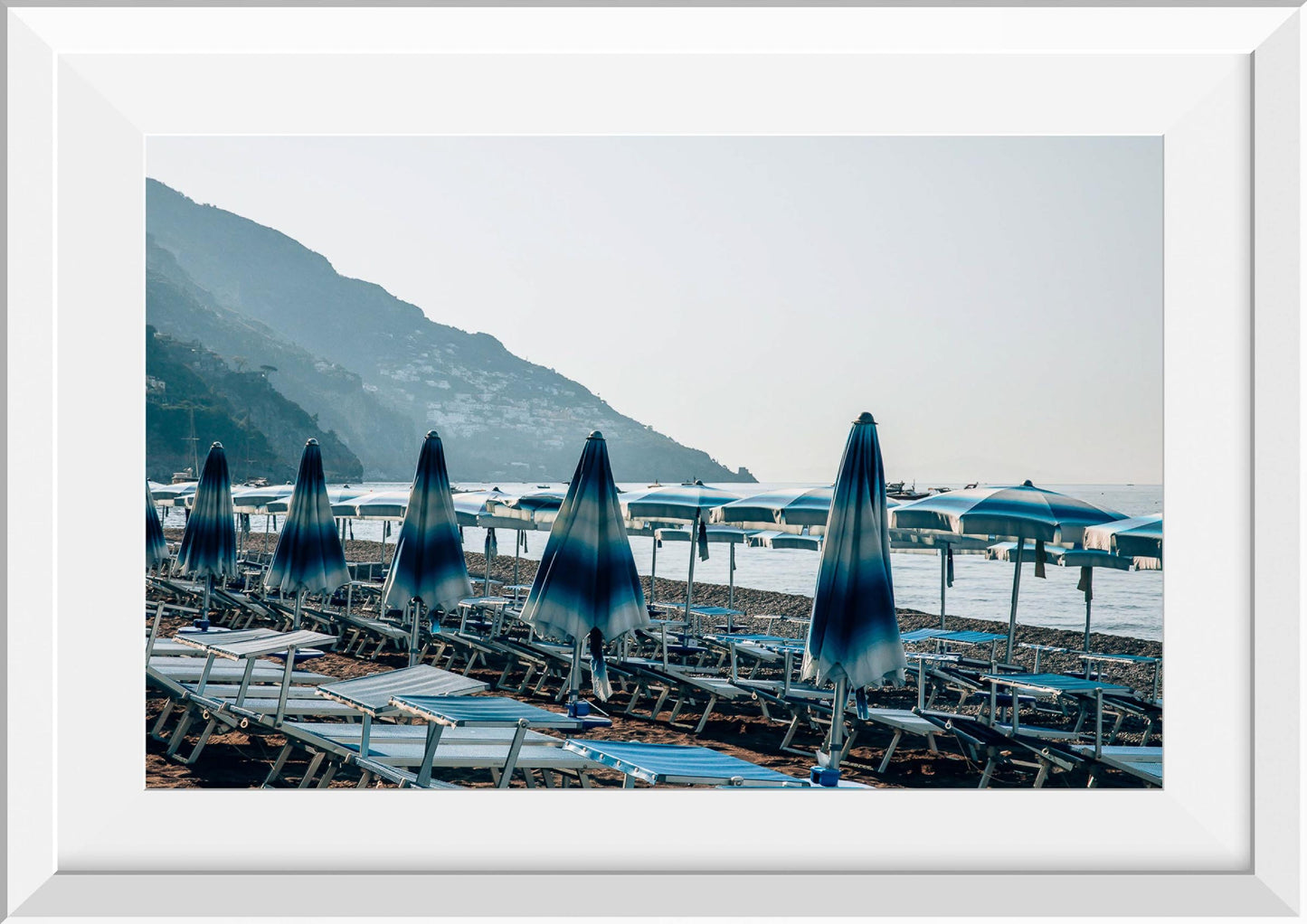 Opening Time at the Beach Club in Positano, Italy