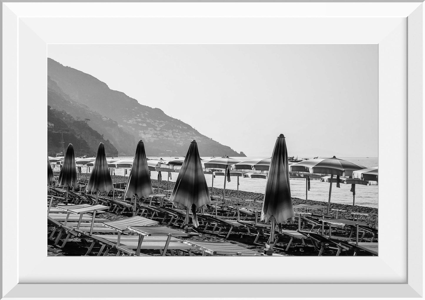 Opening Time at the Beach Club in Positano, Italy