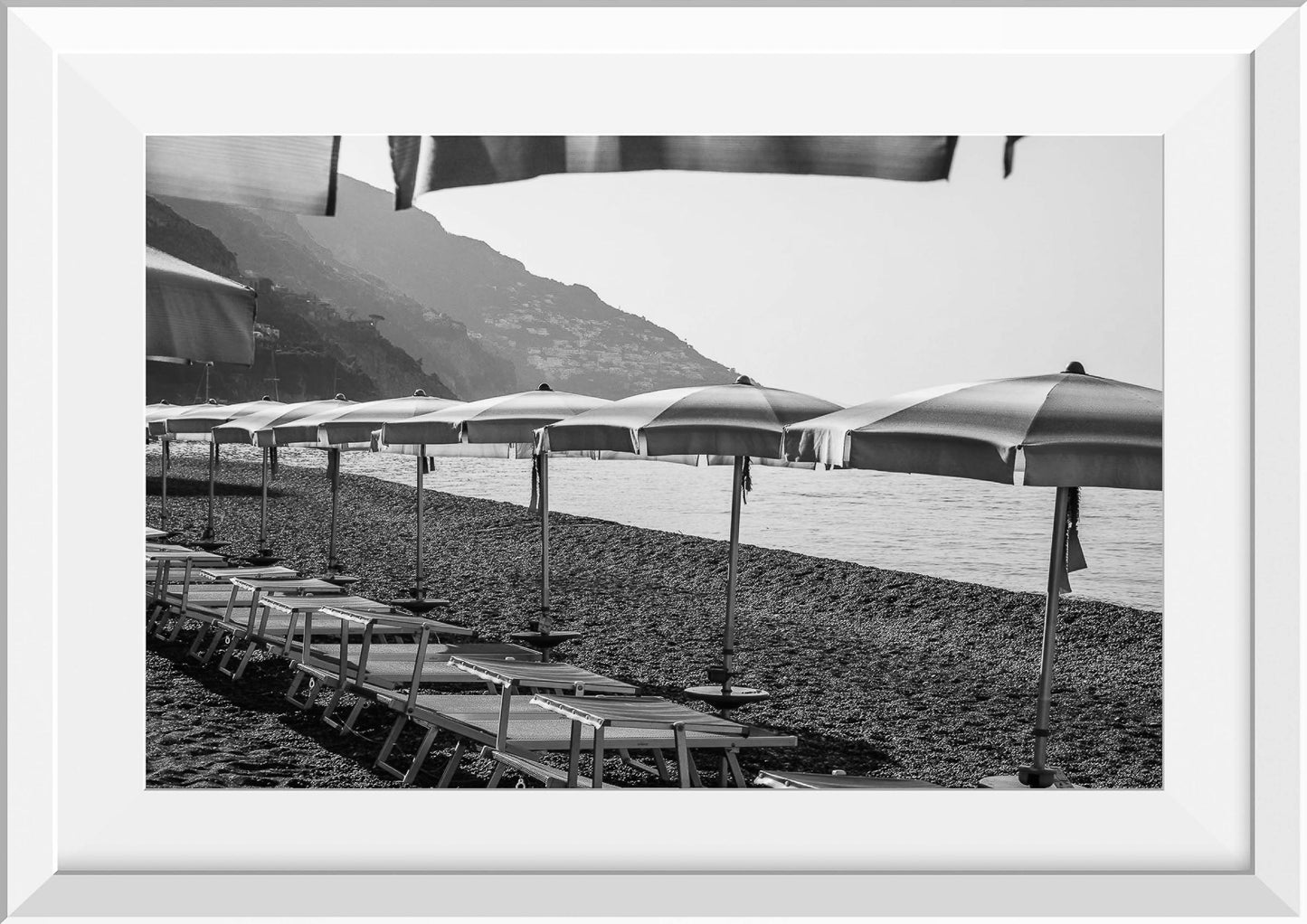 First to the Beach in Positano, Italy