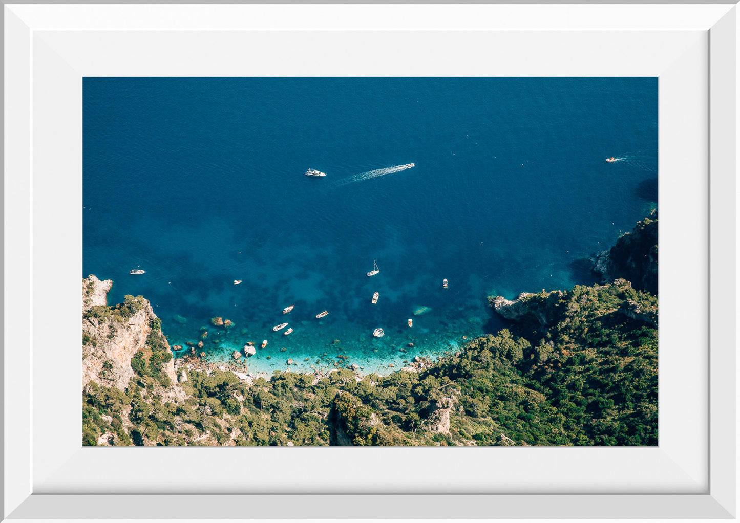 Aerial View of Capri, Italy