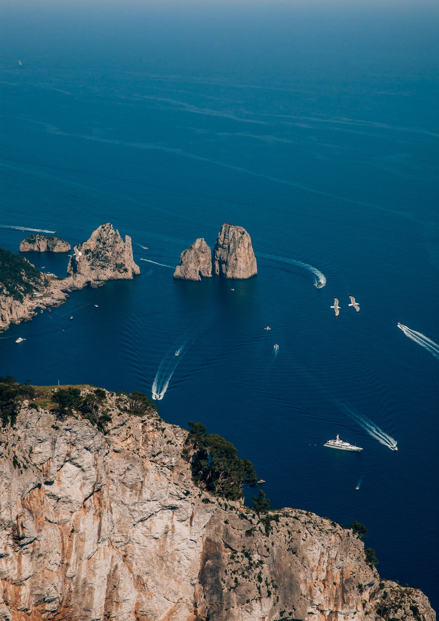 Aerial View of Capri IV, Italy