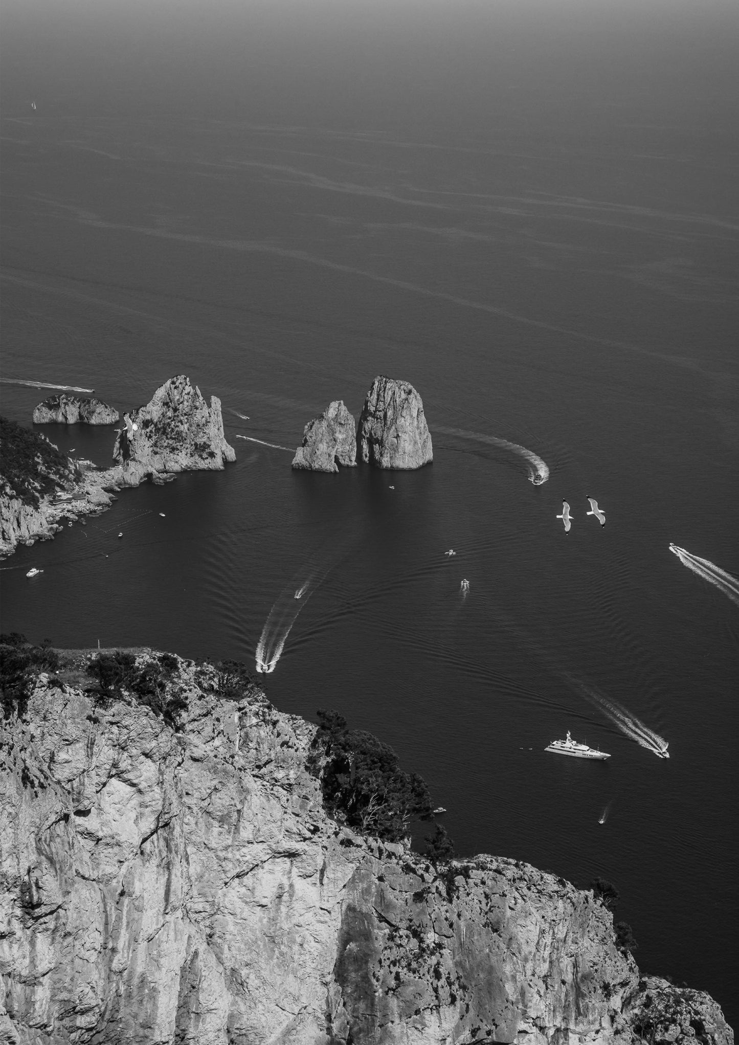 Aerial View of Capri IV, Italy