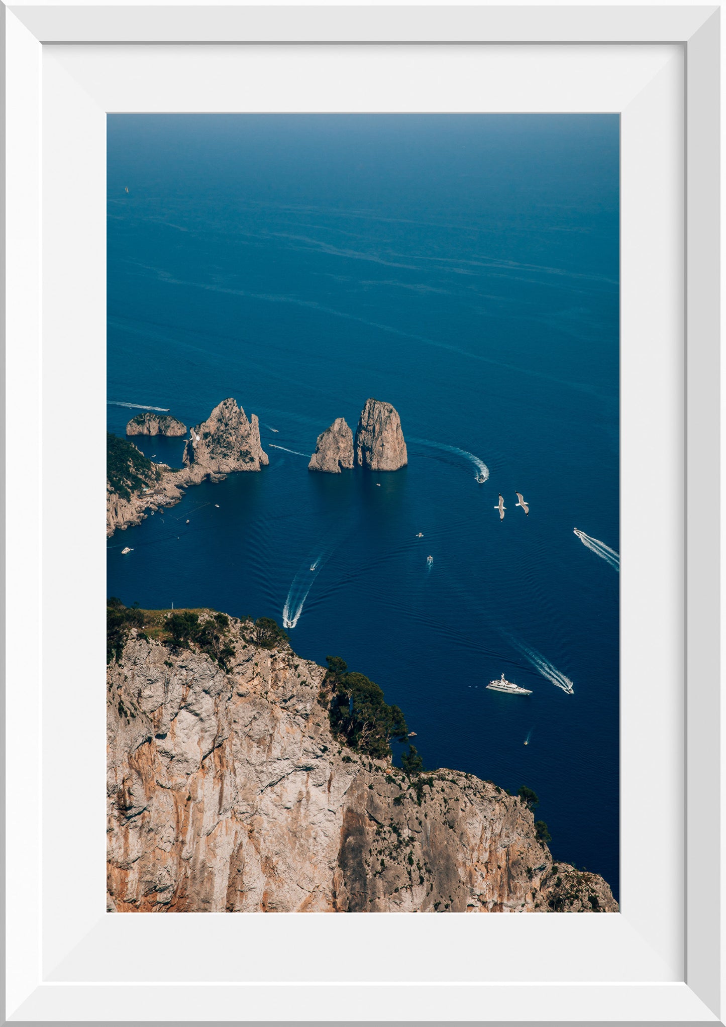 Aerial View of Capri IV, Italy