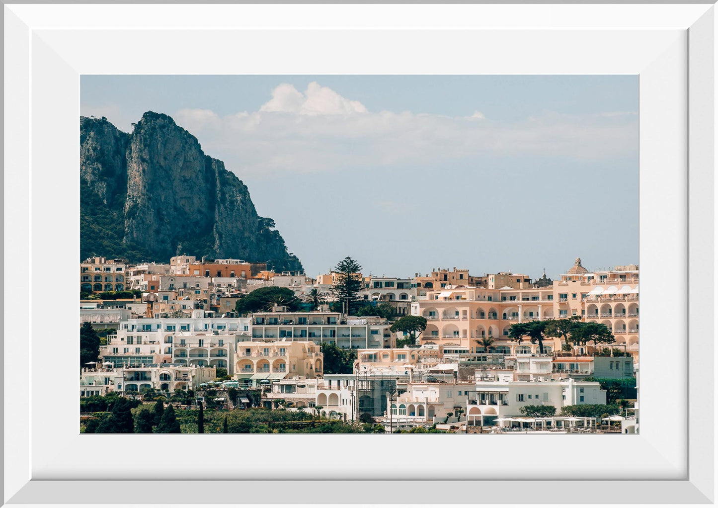 Peachy Town of Capri, Italy