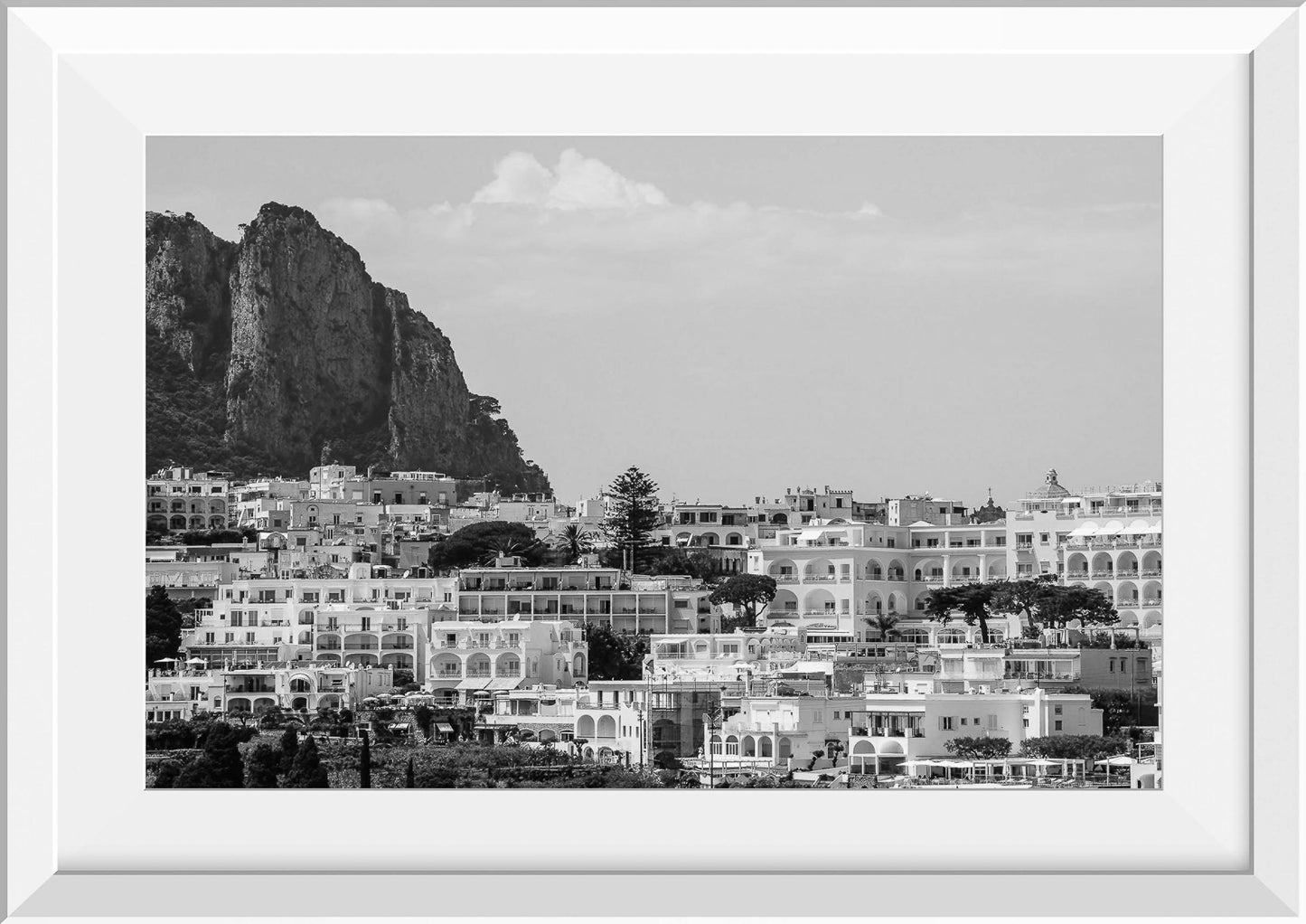Peachy Town of Capri, Italy