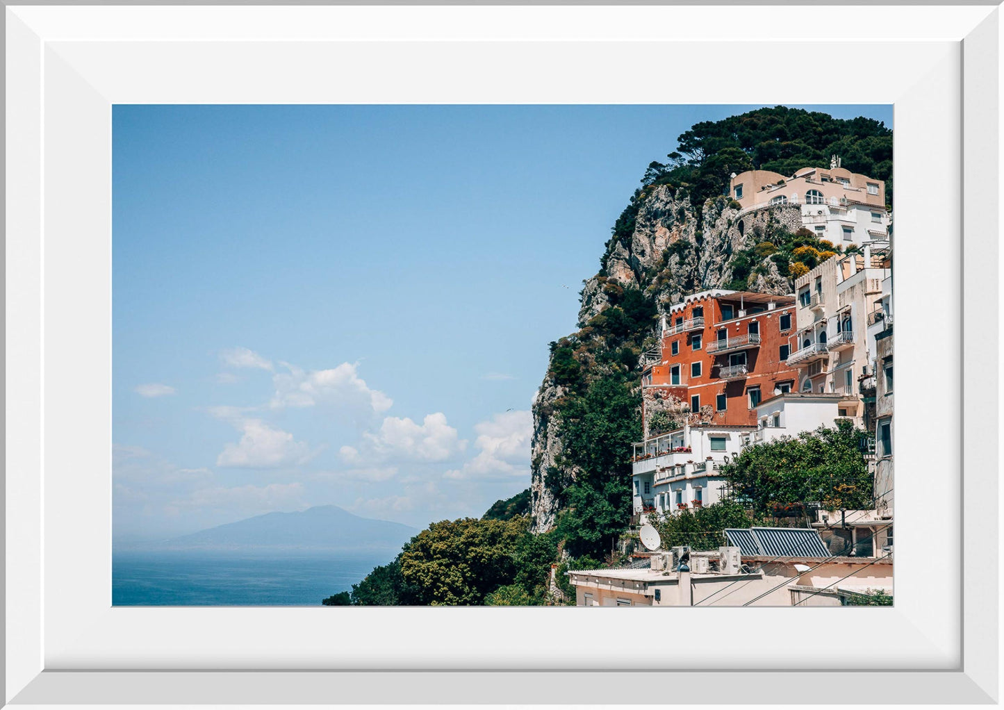 Village on the Cliff in Capri, Italy