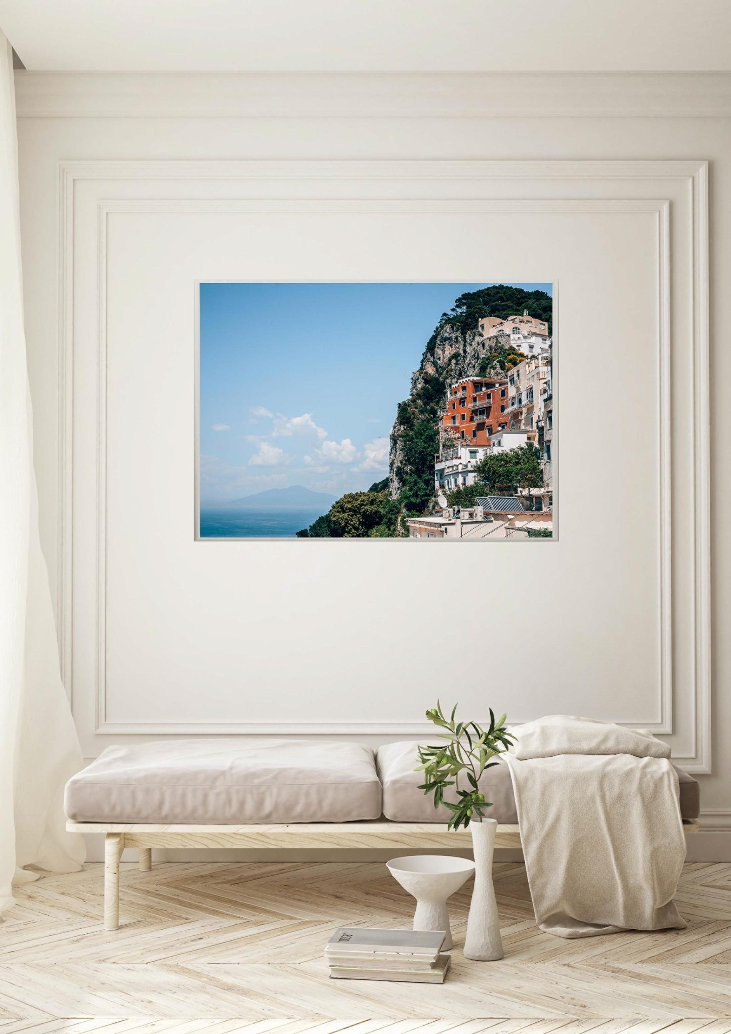 Village on the Cliff in Capri, Italy