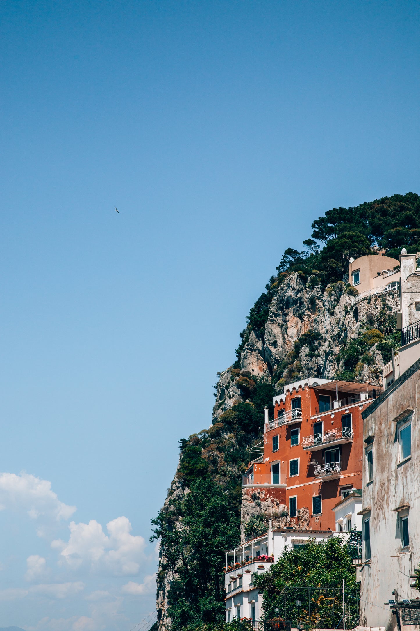 Village on the Cliff in Capri II, Italy