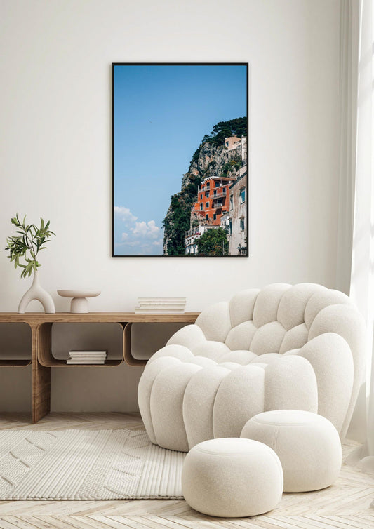 Village on the Cliff in Capri II, Italy