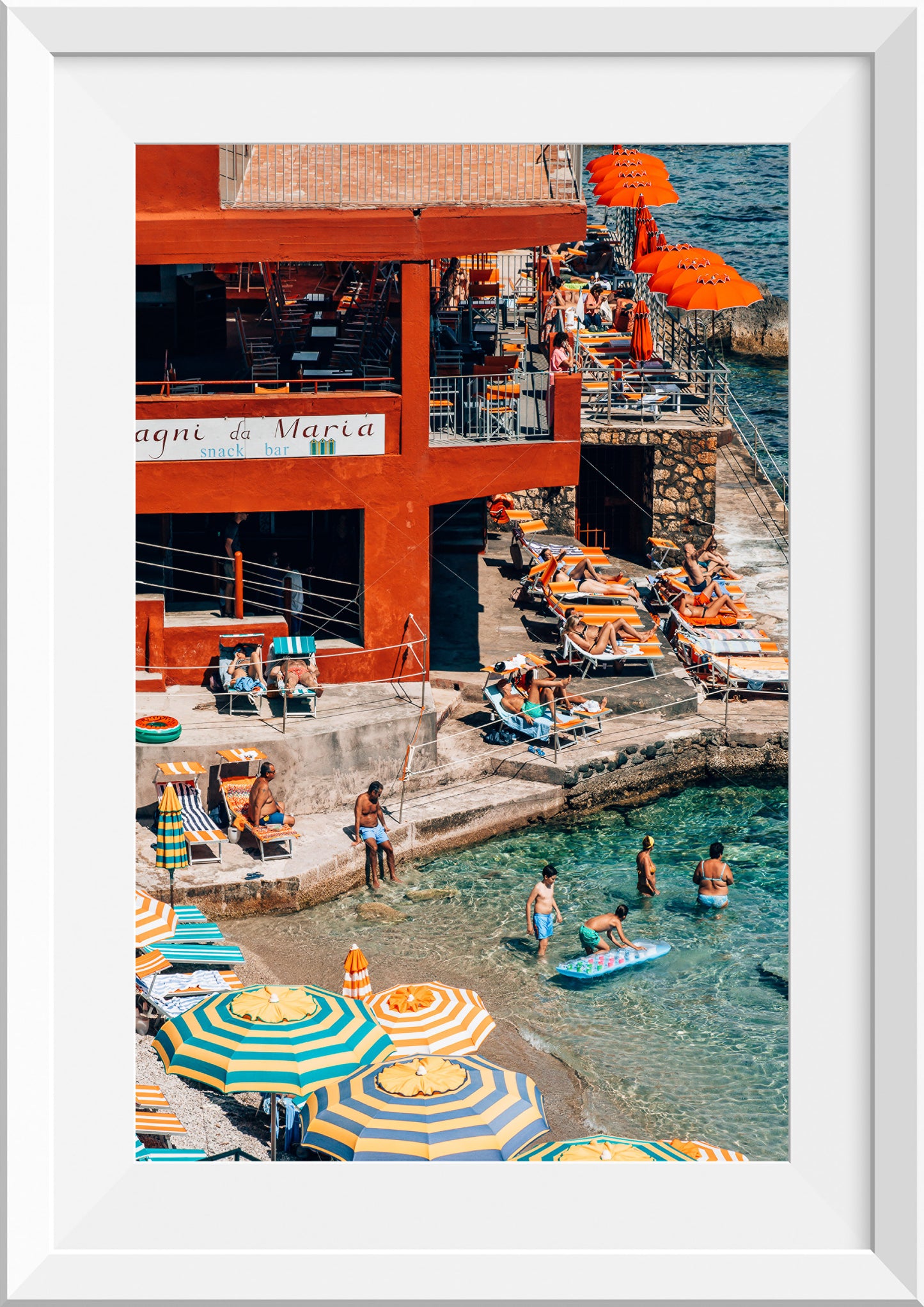Lounging in Capri, Italy
