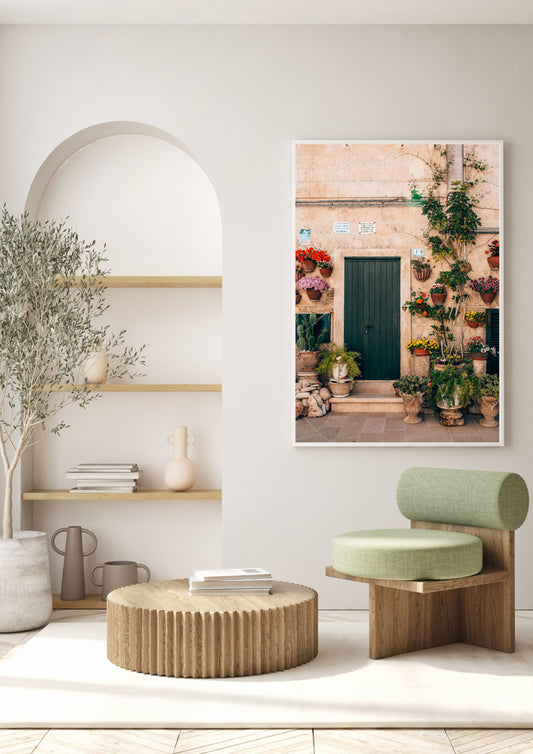 Garden of Pot Plants in Monopoli, Italy