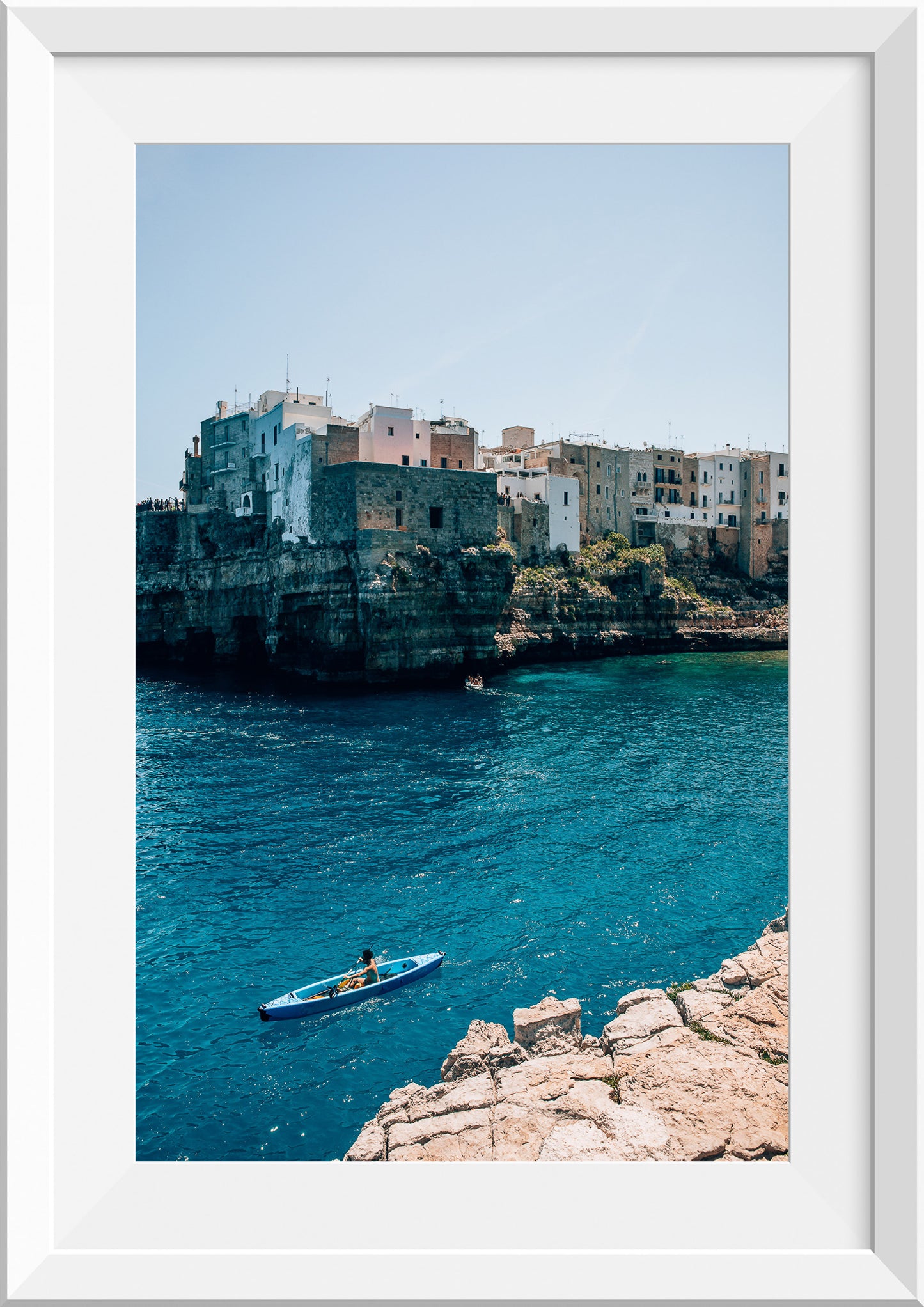 Kayaking at Polignano a Mare, Italy
