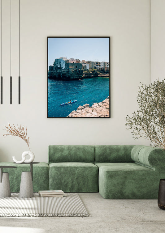 Kayaking at Polignano a Mare, Italy