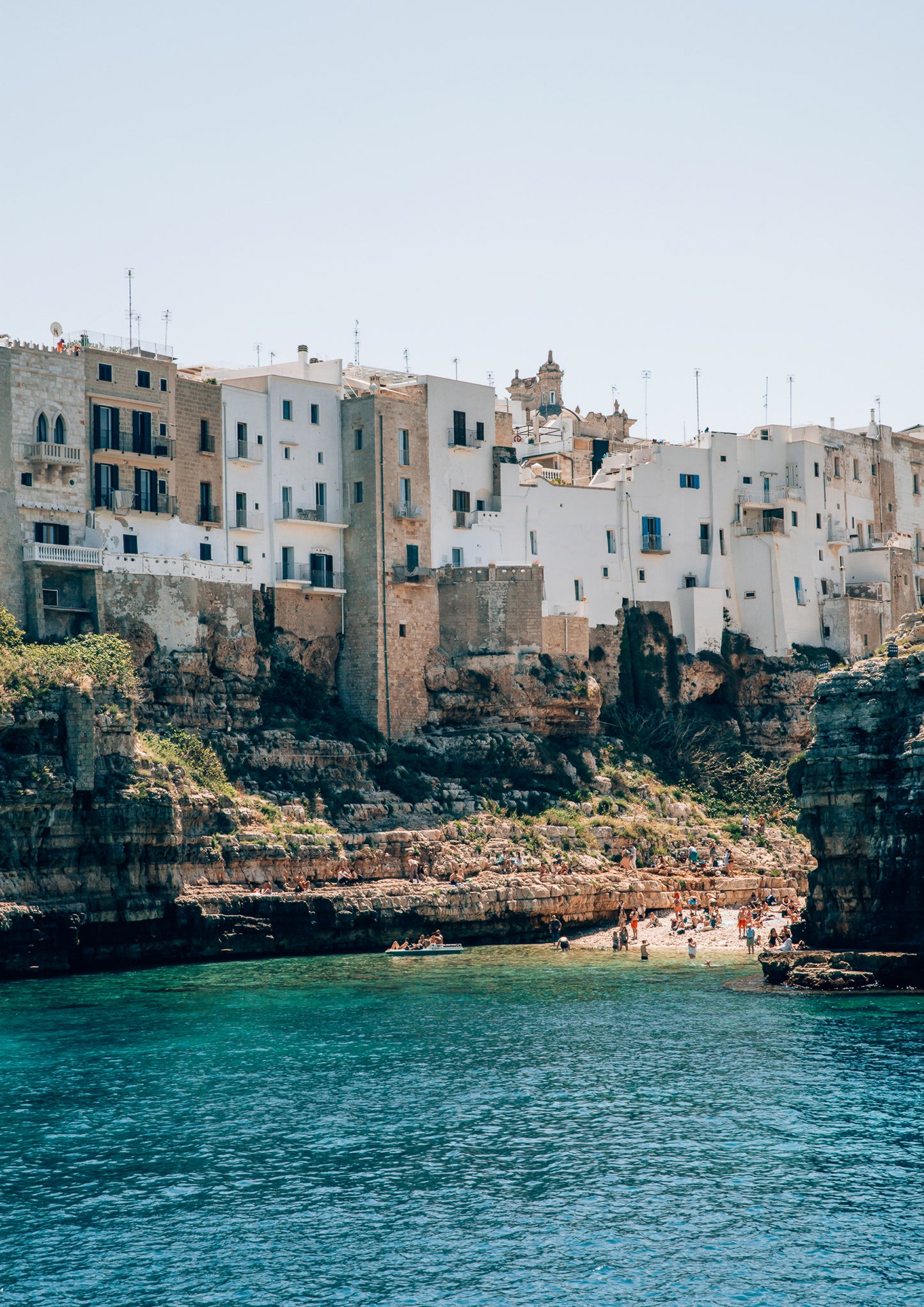 Cliffs of Polignano a Mare, Italy