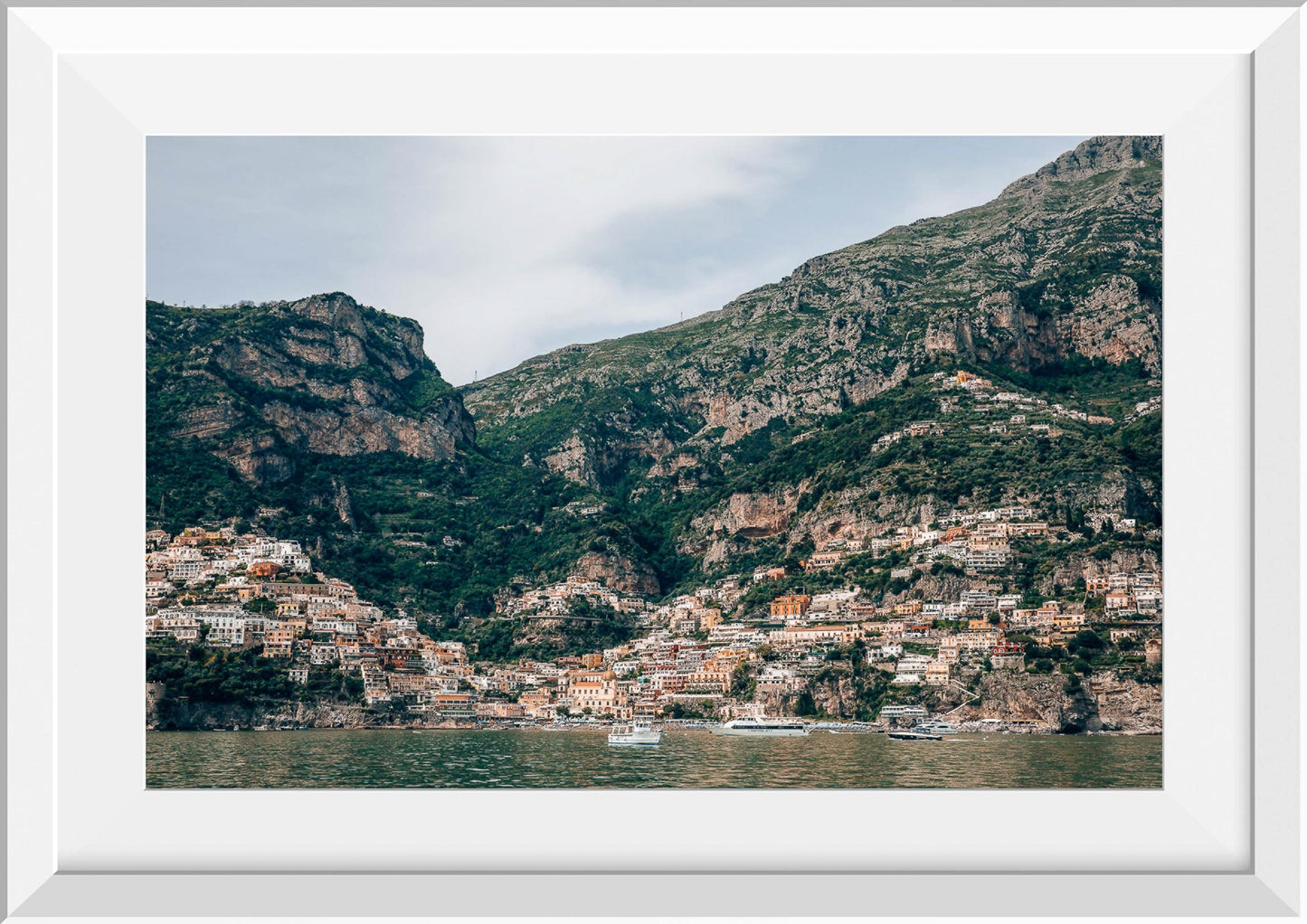Arriving in Positano, Italy