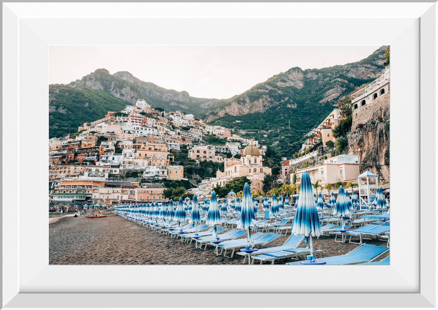 Umbrellas at Positano Beach II, Italy