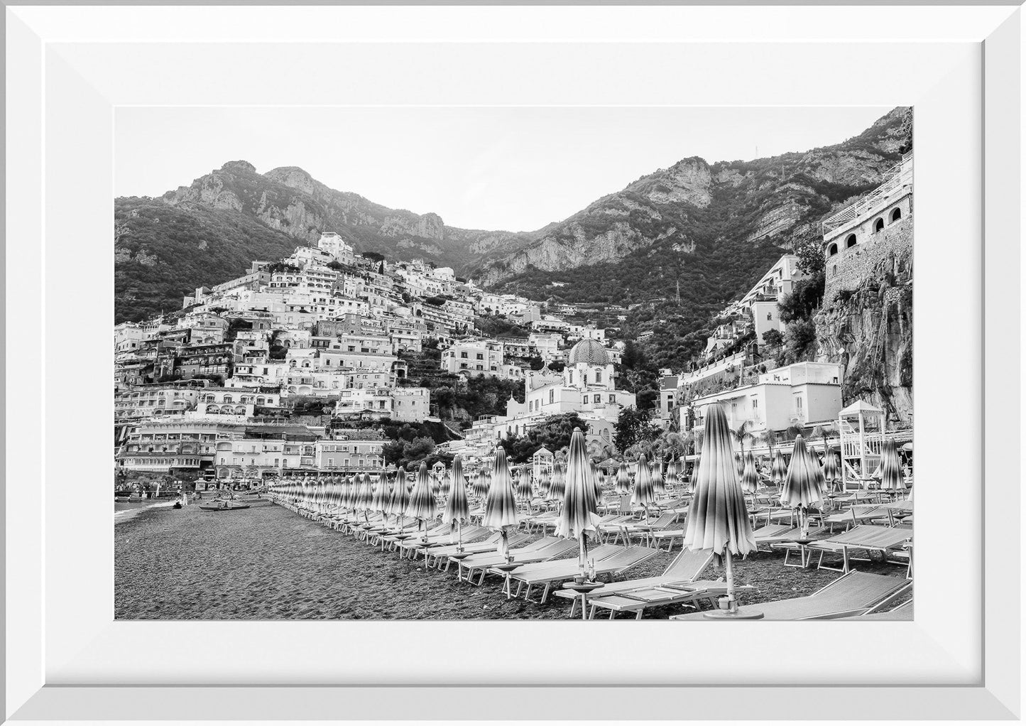 Umbrellas at Positano Beach II, Italy