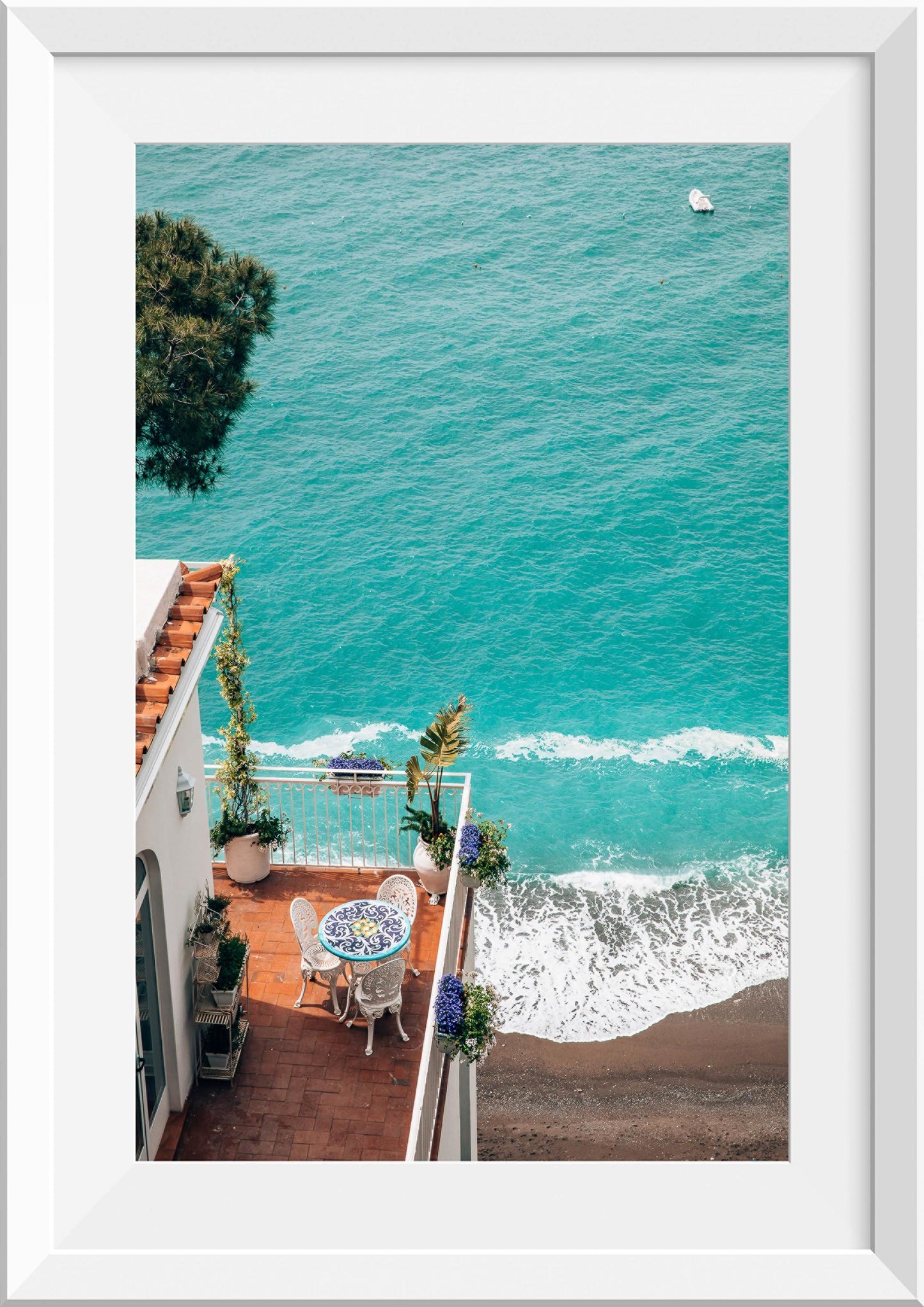 Balcony Views in Positano, Italy